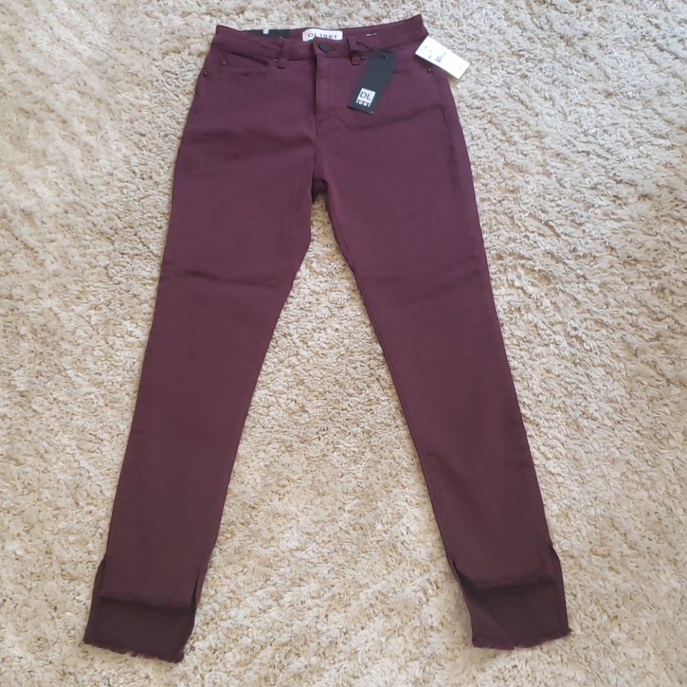 Dl1961 Womens Chrissy High-Rise Step-Hem Cropped J
